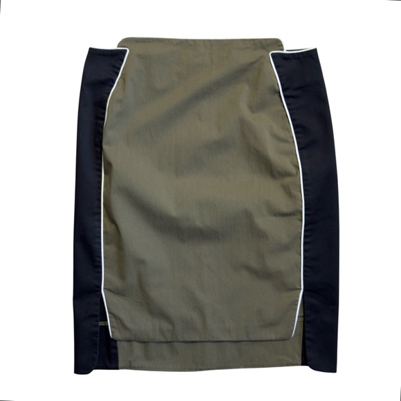 Veronica Beard Olive Women's Pencil Skirt 4 - Picture 1 of 5